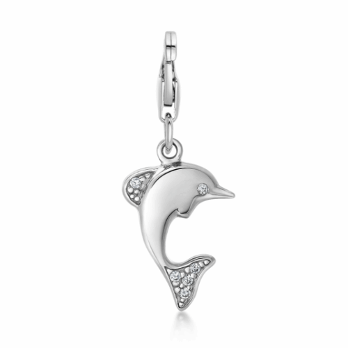 SOFIA ezüst charm medál delfin medál AEIC2327Z/R