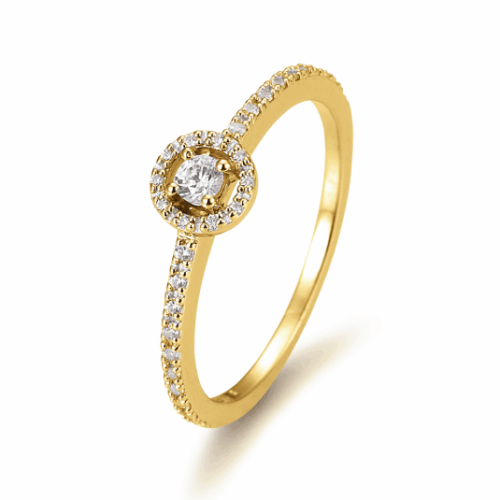 SOFIA DIAMONDS 14 k sárga arany gyűrű 0