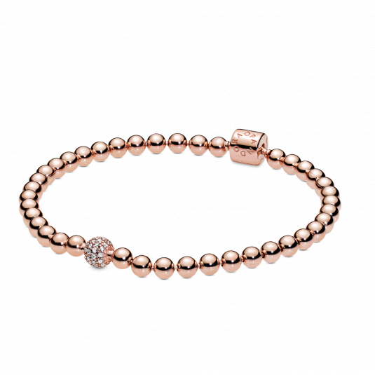 PANDORA aranyozott Gyöngy és pavé karkötő karkötő 588342CZ