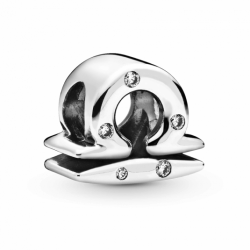 PANDORA Szikrázó Mérleg csillagjegy charm