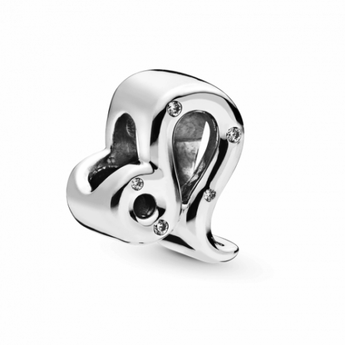 PANDORA Szikrázó Oroszlán csillagjegy charm