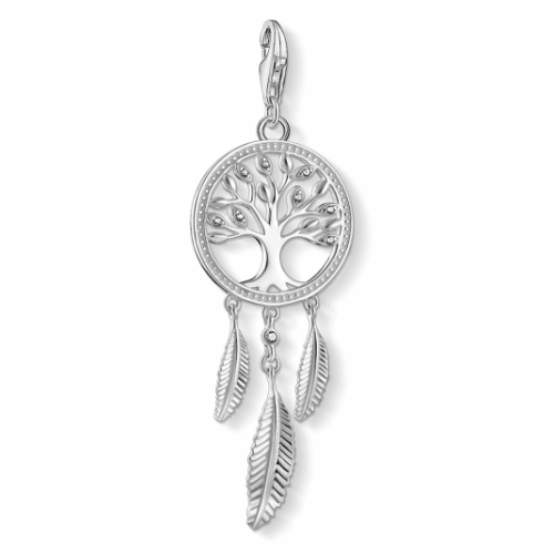 THOMAS SABO charm medál Dreamcatcher Tree silver medál 1845-051-14
