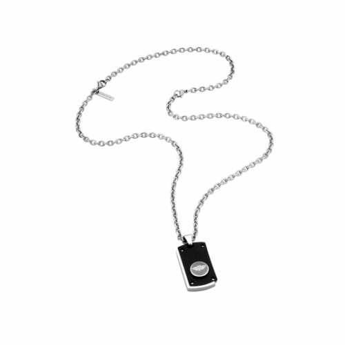 POLICE férfi acél nyaklánc Button Up nyaklánc POPJ26195PSB/01