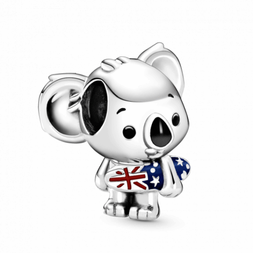 PANDORA szörföző koala charm