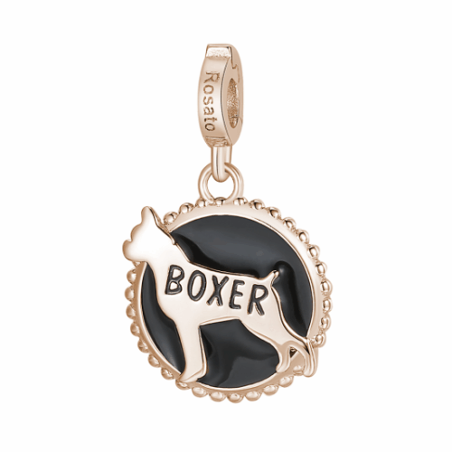 ROSATO ezüst medál Boxer kutya medál RORZ109