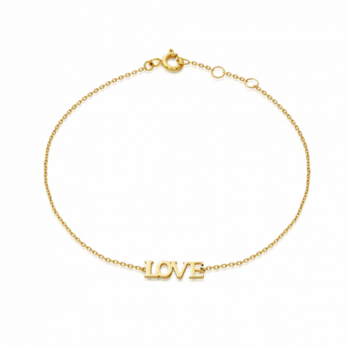 SOFIA arany karkötő LOVE karkötő NB9NBG-0081