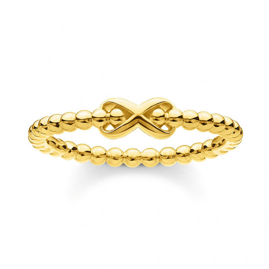 THOMAS SABO gyűrű Ring dots with infinity gold gyűrű TR2320-413-39
