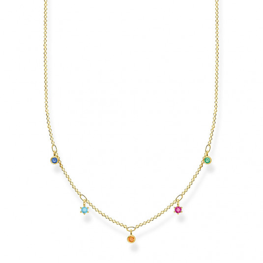 THOMAS SABO nyaklánc Colourful stones gold nyaklánc KE2071-488-7-L45v