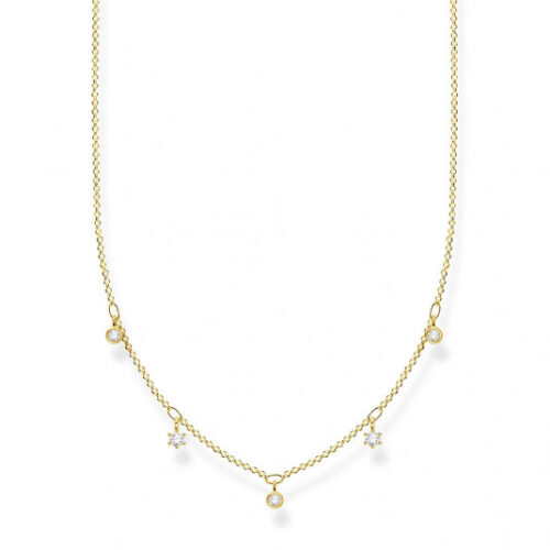 THOMAS SABO nyaklánc White Stones gold nyaklánc KE2071-414-14-L45v