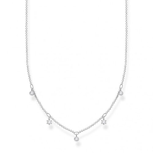 THOMAS SABO nyaklánc White stones silver nyaklánc KE2071-051-14-L45v