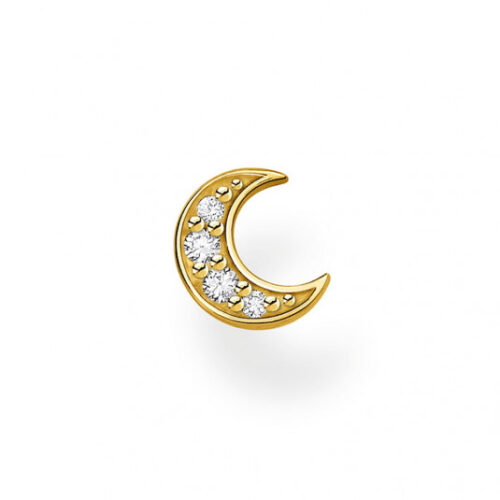 THOMAS SABO fél pár fülbevaló Moon pavé gold fülbevaló H2133-414-14