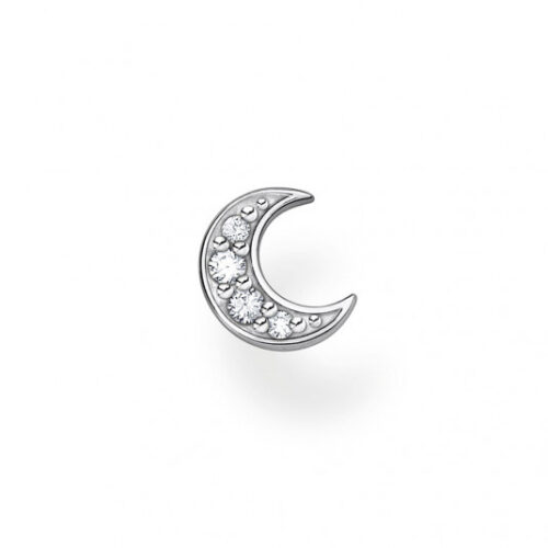 THOMAS SABO fél pár fülbevaló Moon pavé silver fülbevaló H2133-051-14