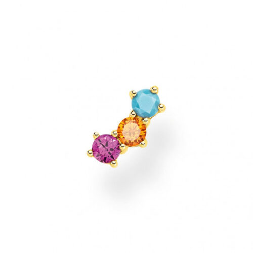 THOMAS SABO fél pár fülbevaló Colourful stones gold fülbevaló H2132-488-7