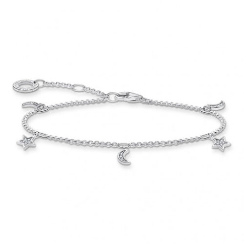 THOMAS SABO karkötő Star & moon silver karkötő A1994-051-14-L19v