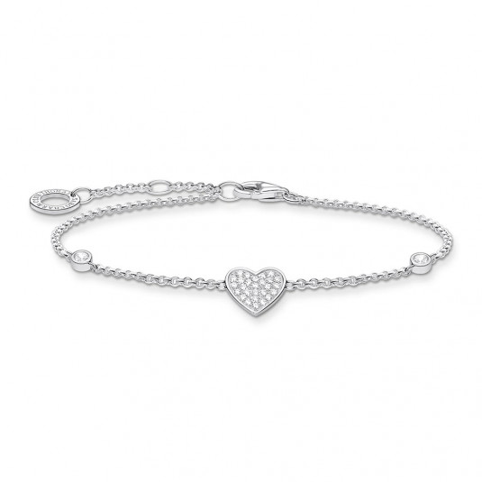 THOMAS SABO karkötő Heart with stones karkötő A1992-051-14-L19v