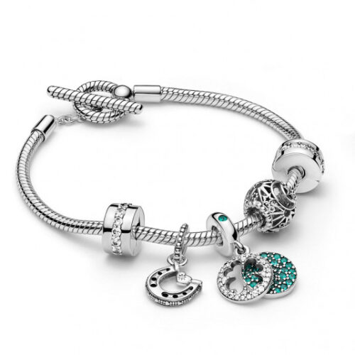 PANDORA karkötő Good Luck karkötő 599082C00+799157C01+799183C00+797906NRGMX+2x791972CZ
