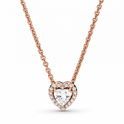 PANDORA aranyozott Szikrázó szív collier nyaklánc nyaklánc 388425C01-45