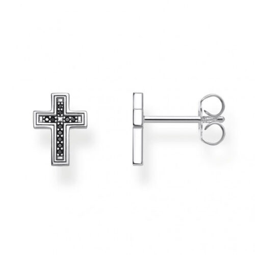 THOMAS SABO fülbevaló Cross black fülbevaló H2112-643-11