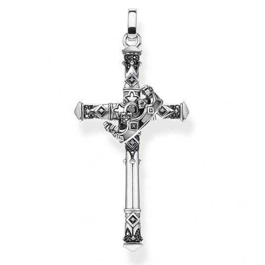 THOMAS SABO medál Cross & crown medál PE886-643-11
