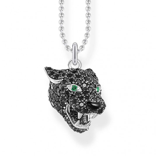 THOMAS SABO nyaklánc Black cat nyaklánc KE1973-845-11