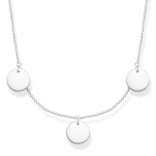 THOMAS SABO nyaklánc Three discs silver nyaklánc KE1959-001-21