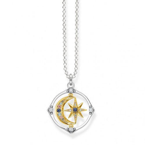 THOMAS SABO nyaklánc Star & Moon gold nyaklánc KE1983-556-7