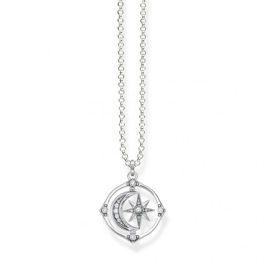 THOMAS SABO nyaklánc Star & moon silver nyaklánc KE1985-643-14