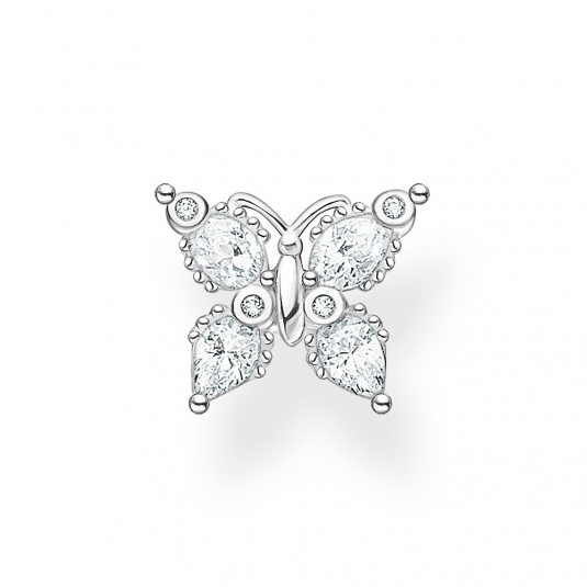 THOMAS SABO fél pár fülbevaló Butterfly white stones fülbevaló H2195-051-14