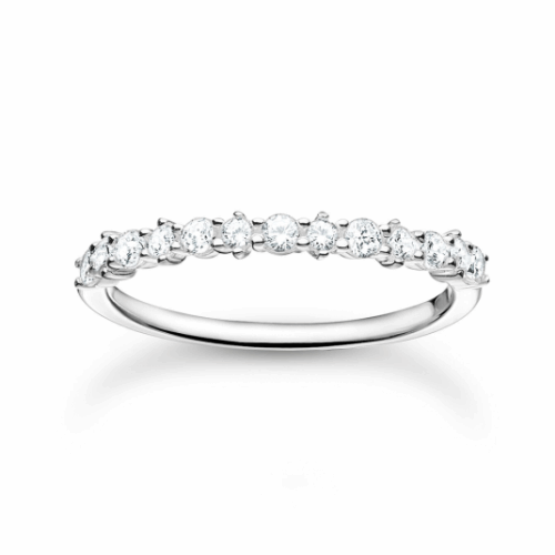 THOMAS SABO gyűrű White stones gyűrű TR2343-051-14