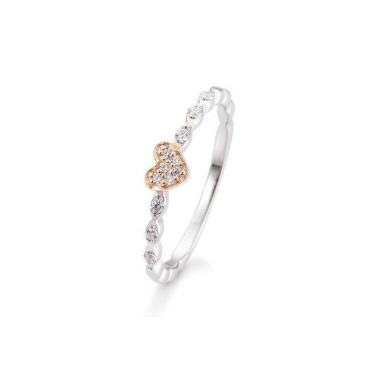 SOFIA DIAMONDS aranygyűrű gyémántokkal gyűrű BE41/05710-Y+R