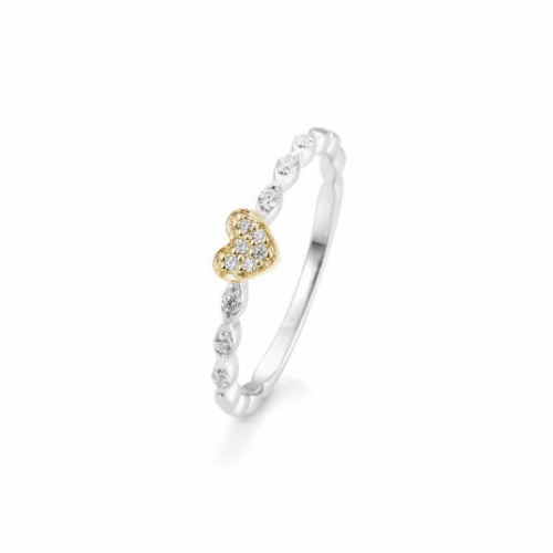 SOFIA DIAMONDS aranygyűrű gyémántokkal gyűrű BE41/05710-G+W