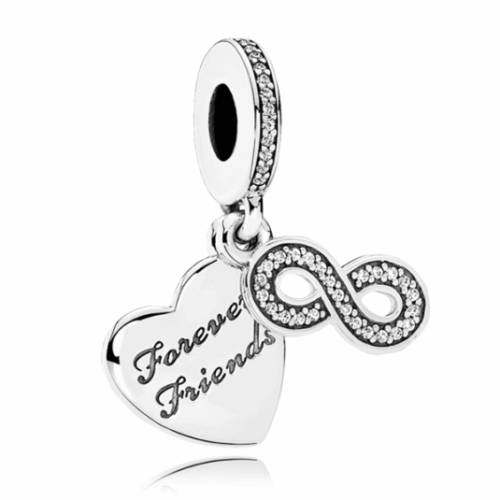 PANDORA Örökké barátok charm