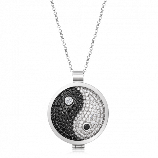MY iMENSO nyaklánc Ying-Yang 33 mm nyaklánc IM330073+IM330596+IM270036