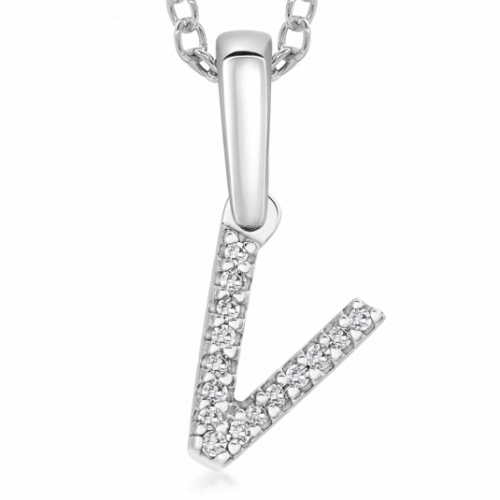 SOFIA DIAMONDS arany medál V betű medál PAC322-V