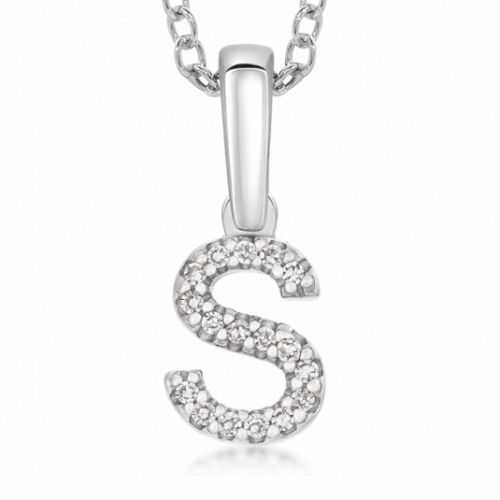 SOFIA DIAMONDS arany medál S betű medál PAC322-S