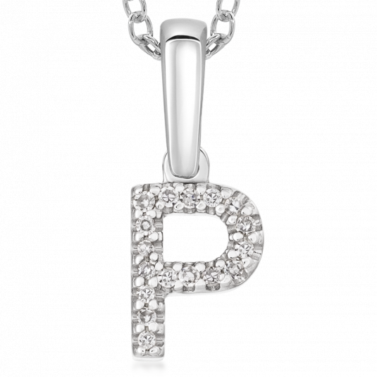 SOFIA DIAMONDS arany medál P betű medál PAC322-P