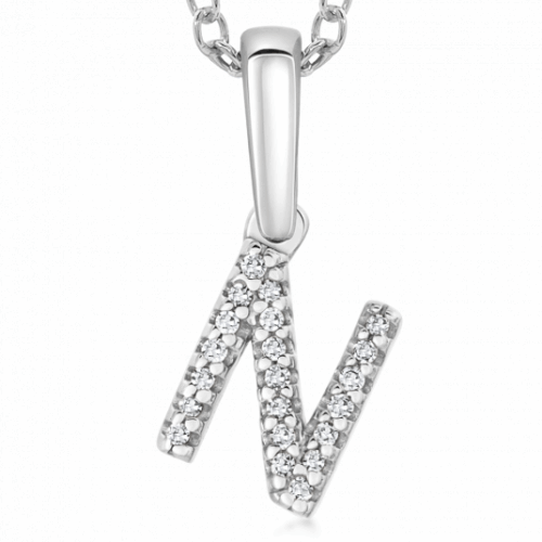 SOFIA DIAMONDS arany medál N betű medál PAC322-N