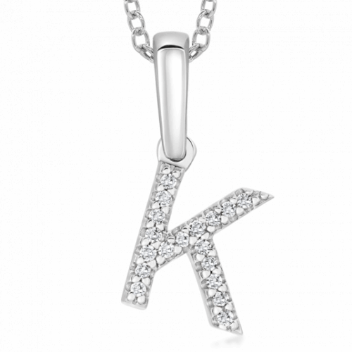 SOFIA DIAMONDS arany medál K betű medál PAC322-K