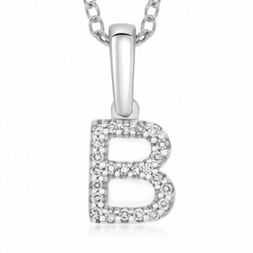 SOFIA DIAMONDS arany medál B betű medál PAC322-B