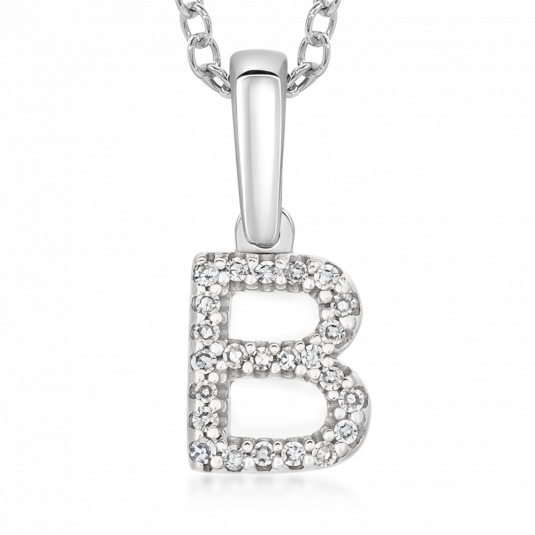 SOFIA DIAMONDS arany medál B betű medál PAC322-B