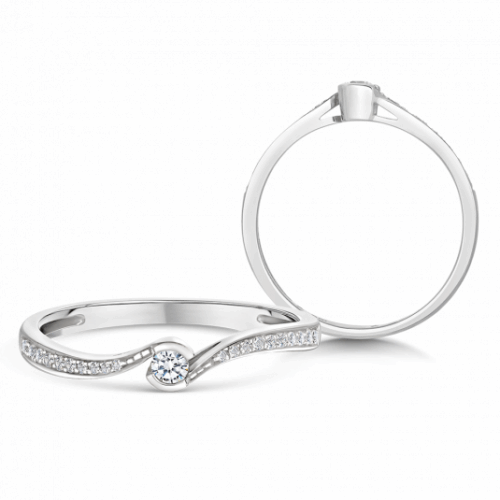 SOFIA DIAMONDS arany eljegyzési gyűrű gyűrű CK50004481255