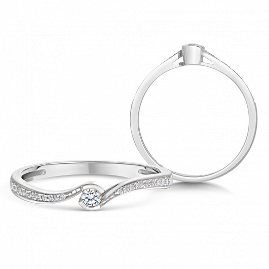 SOFIA DIAMONDS arany eljegyzési gyűrű gyűrű CK50004481255