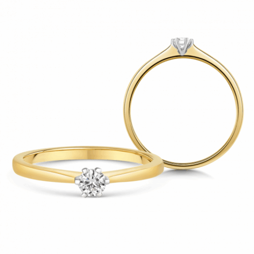 SOFIA DIAMONDS arany eljegyzési gyűrű gyémánttal 0