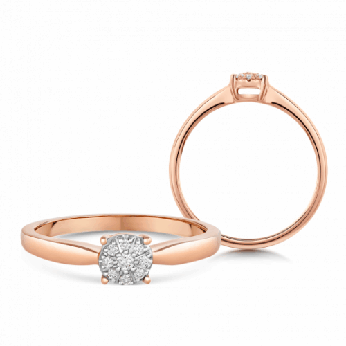 SOFIA DIAMONDS arany gyűrű gyémántokkal 0