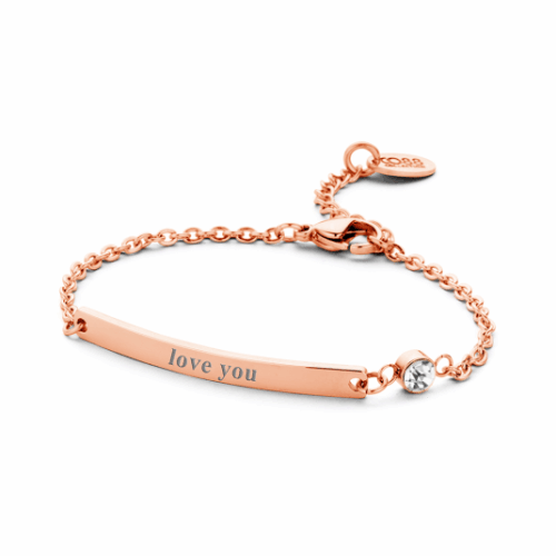 CO88 női acél karkötő Love you karkötő C88CB-90134