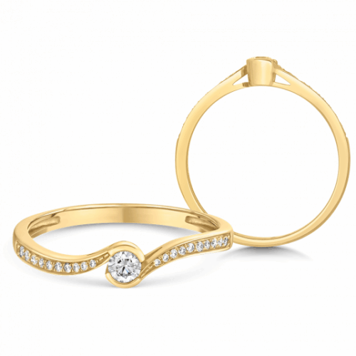 SOFIA DIAMONDS arany eljegyzési gyűrű gyűrű CK50004491250