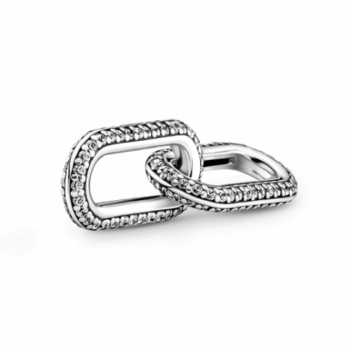 PANDORA ME stílusos pavé dupla láncszem medál 799660C02