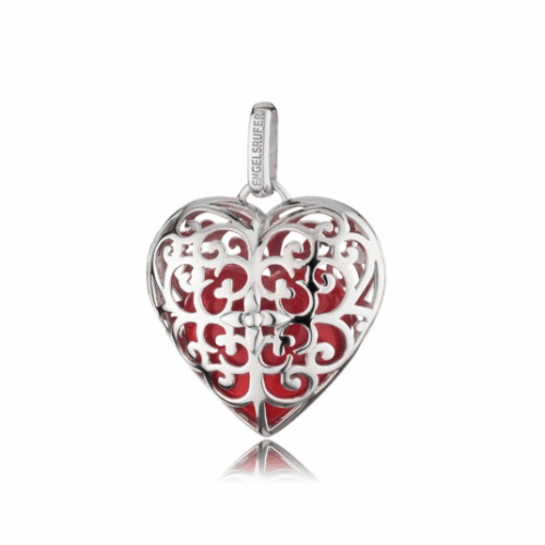 ENGELSRUFER Angyalfüggő szív harang nélkül medál ERP-HEART-L