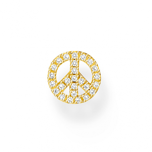 THOMAS SABO fél pár fülbevaló Peace gold fülbevaló H2218-414-14