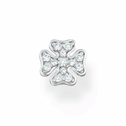 THOMAS SABO fél pár fülbevaló Cloverleaf silver fülbevaló H2215-051-14